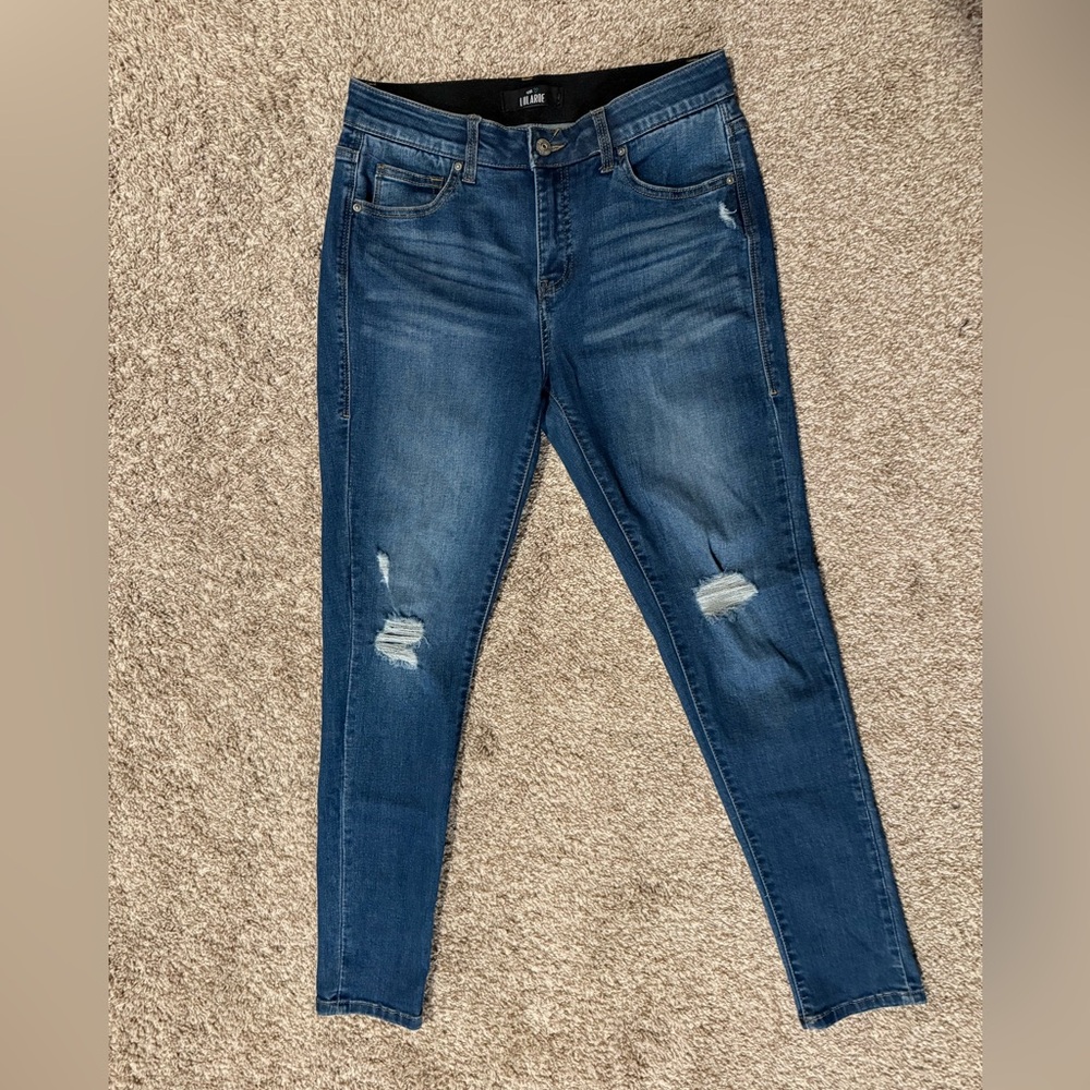 LuLaRoe Size 26 Distressed Denim Skinny Jeans